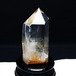水晶 六角柱 台座付属 虹入り 一点物 152-3096