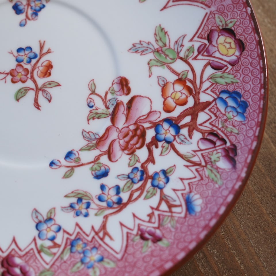 希少　サルグミンヌ フォンタンジュ ティーカップ&ソーサー アンティーク 希少フランスアンティーク サルグミンヌ ミントン252＆219 カップ