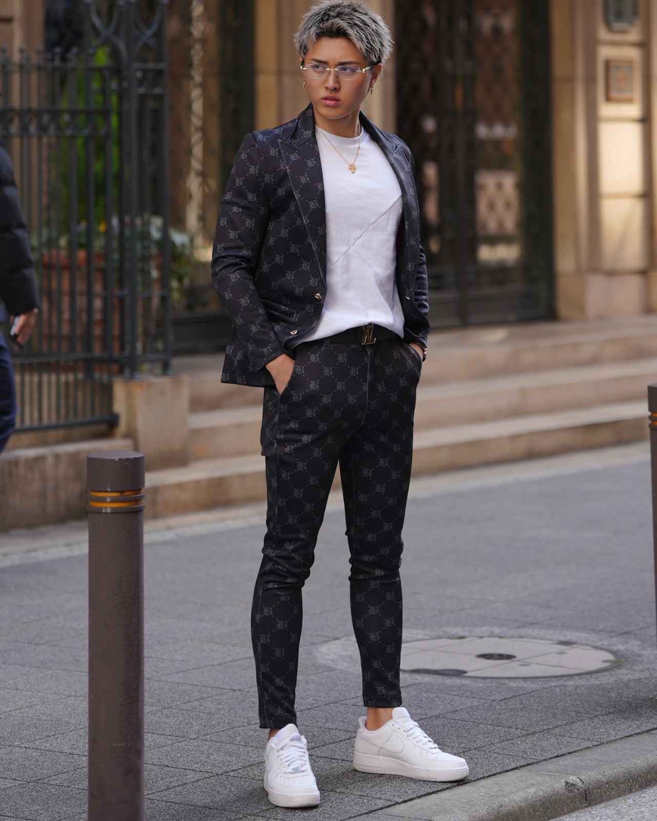 【高級】モノグラムラグジュアリージャケット【BB25030】