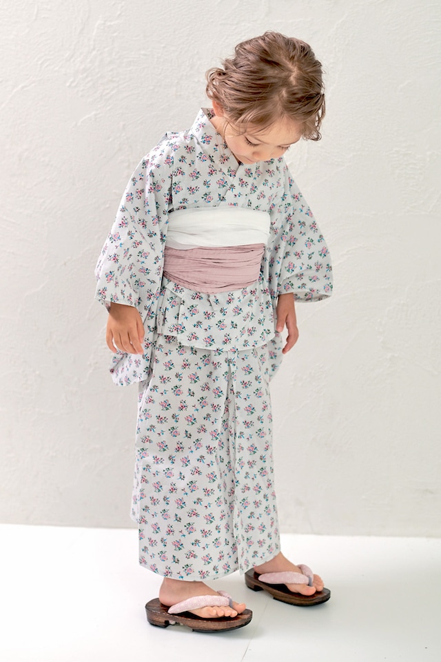 YUKATA long dress〈Light blue〉