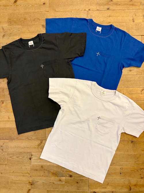 TWO MOON 丸胴ポケット刺繍Tシャツ Lot26345