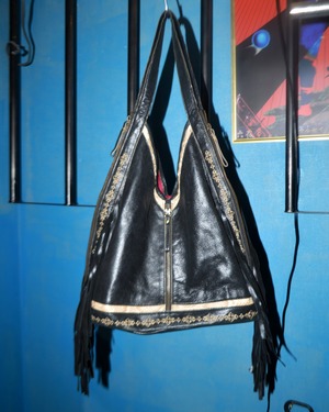 fringe leather bag
