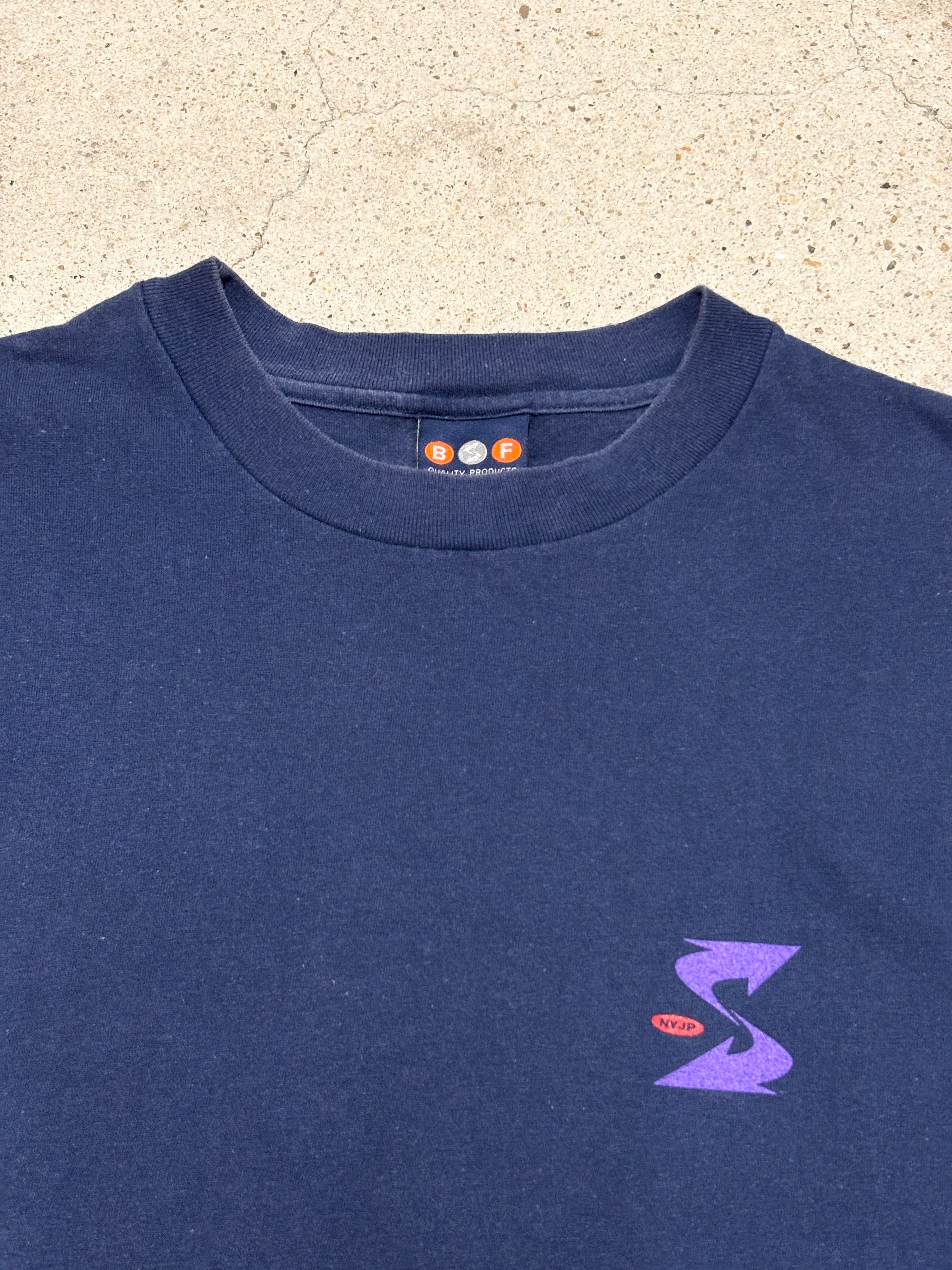 90s SUBWARE/Logo print Tee/L/ロゴプリントTシャツ/スプレ－缶/BSF
