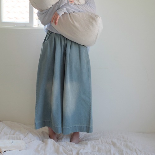 ワイドフレアデニムパンツ ・7894