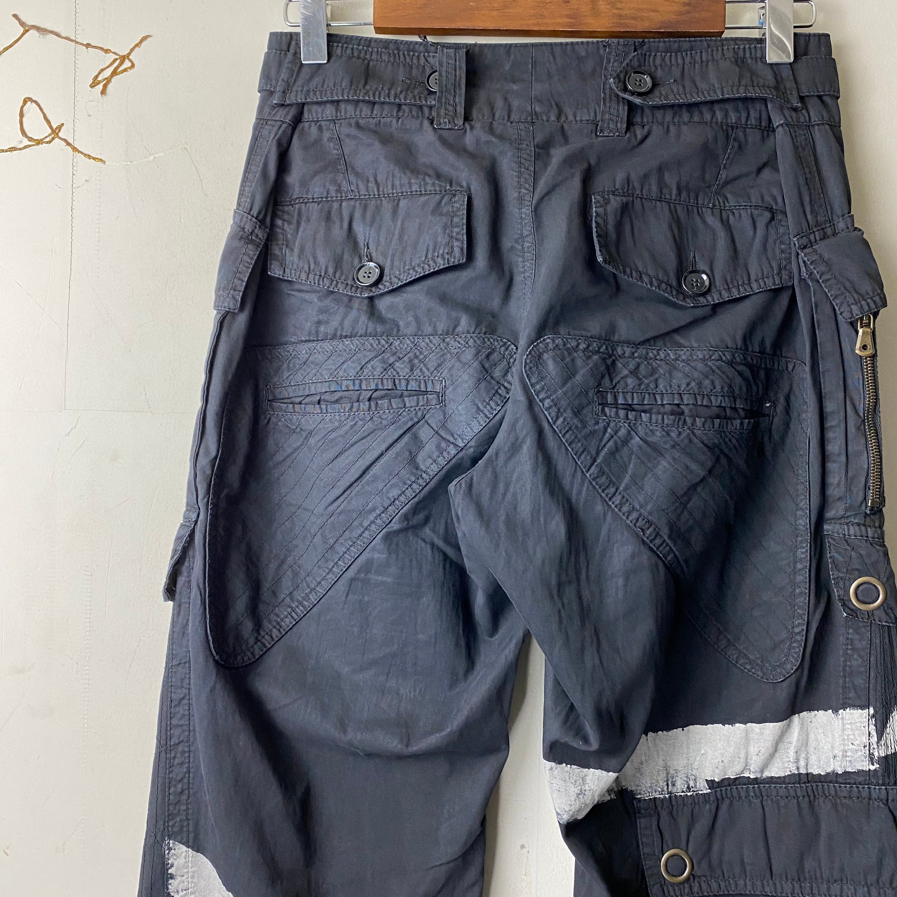 archive 2004SS DOLCE&GABBANA graffiti cargo pants | NOIR ONLINE