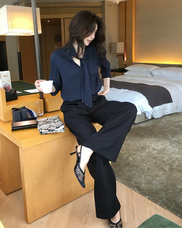 ワイドストレートスラックス　S26063