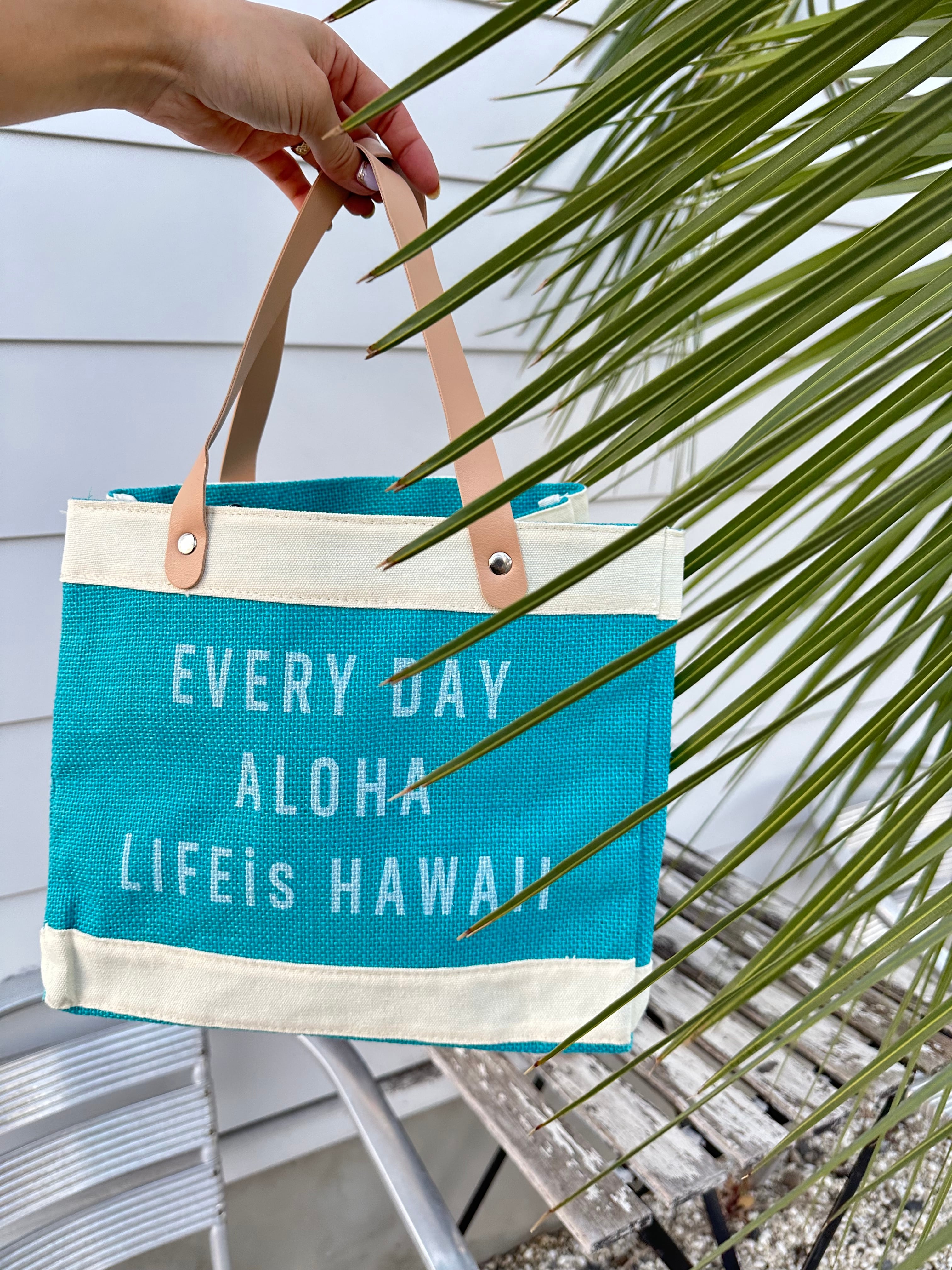 【限定色】LIFE is EVERY DAY ALOHA ジュードバッグ ターコイズ￥5,500（¥6,050）