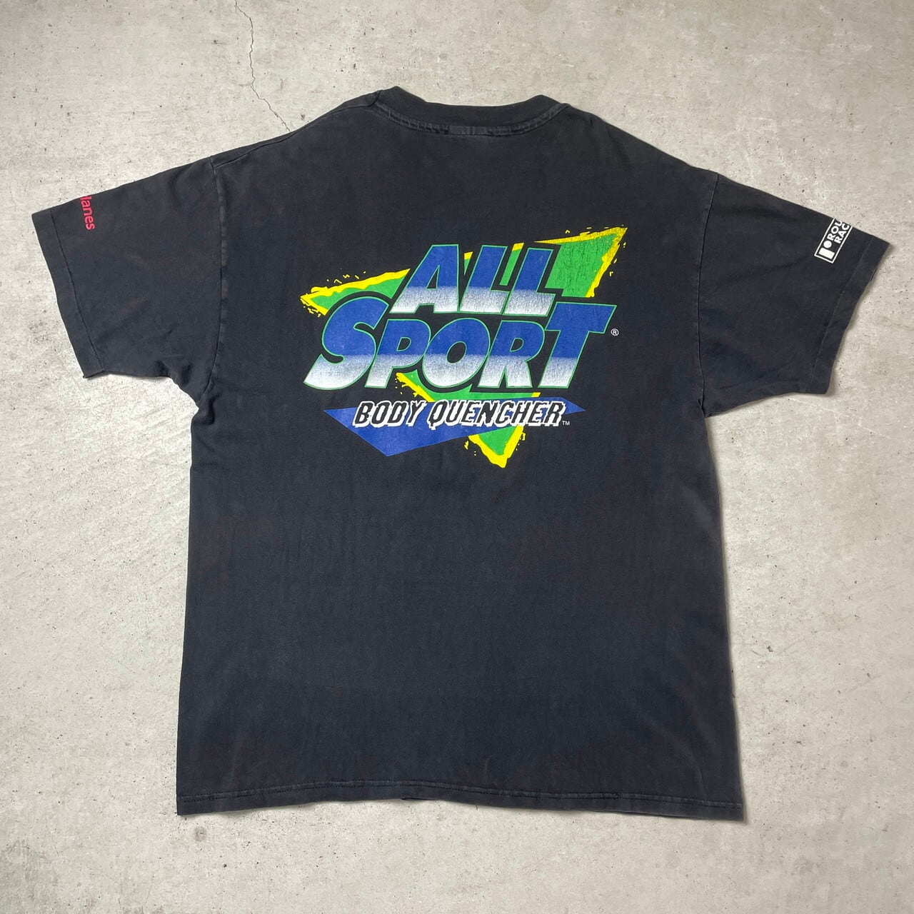 90s XXXL ALL SPORT 黒 無地 vintage Tシャツ 未使用 【公式通販】