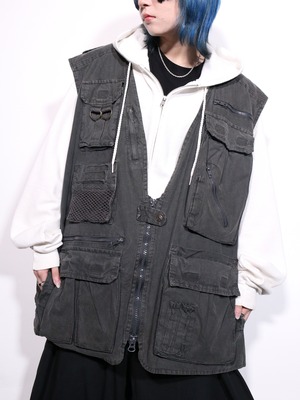super oversized utility fishing vest