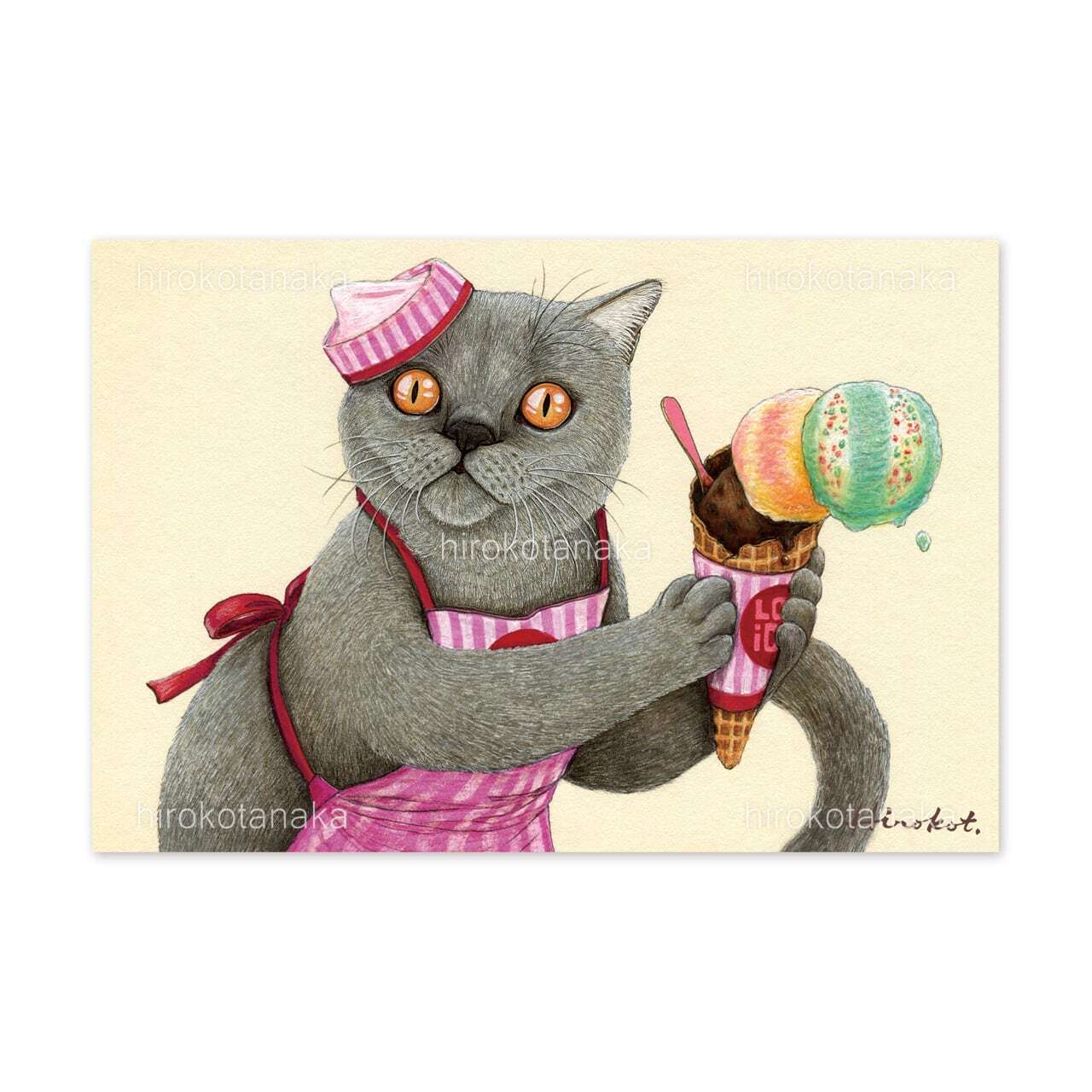 ポストカードAセット 18枚 / Set A of 18 Postcards | たなかひろこ