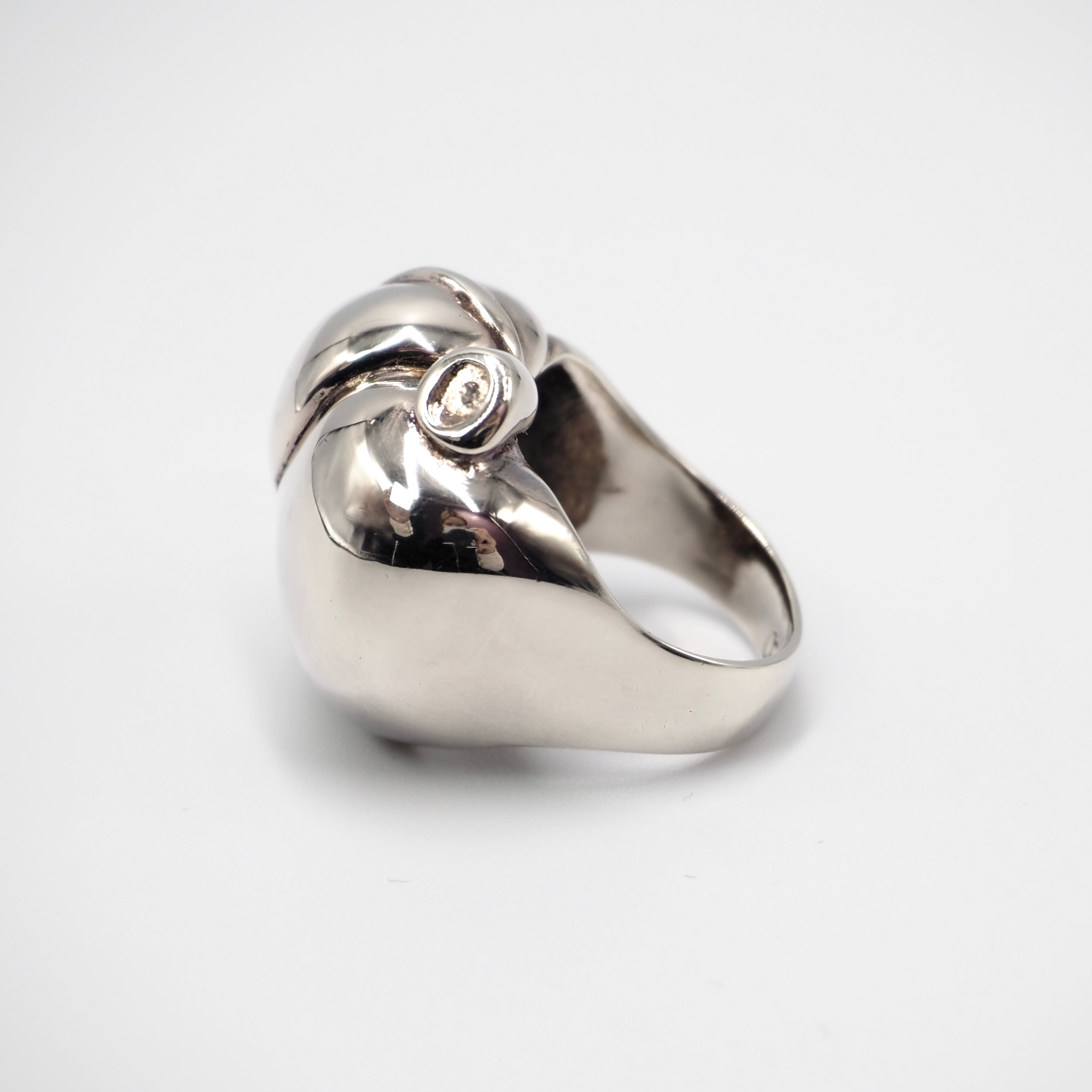 HERMES 約10号 アップルモチーフ リング シルバー925 エルメス 付属品