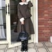 ファーカラーフリルヘムドットジャケット ・79329