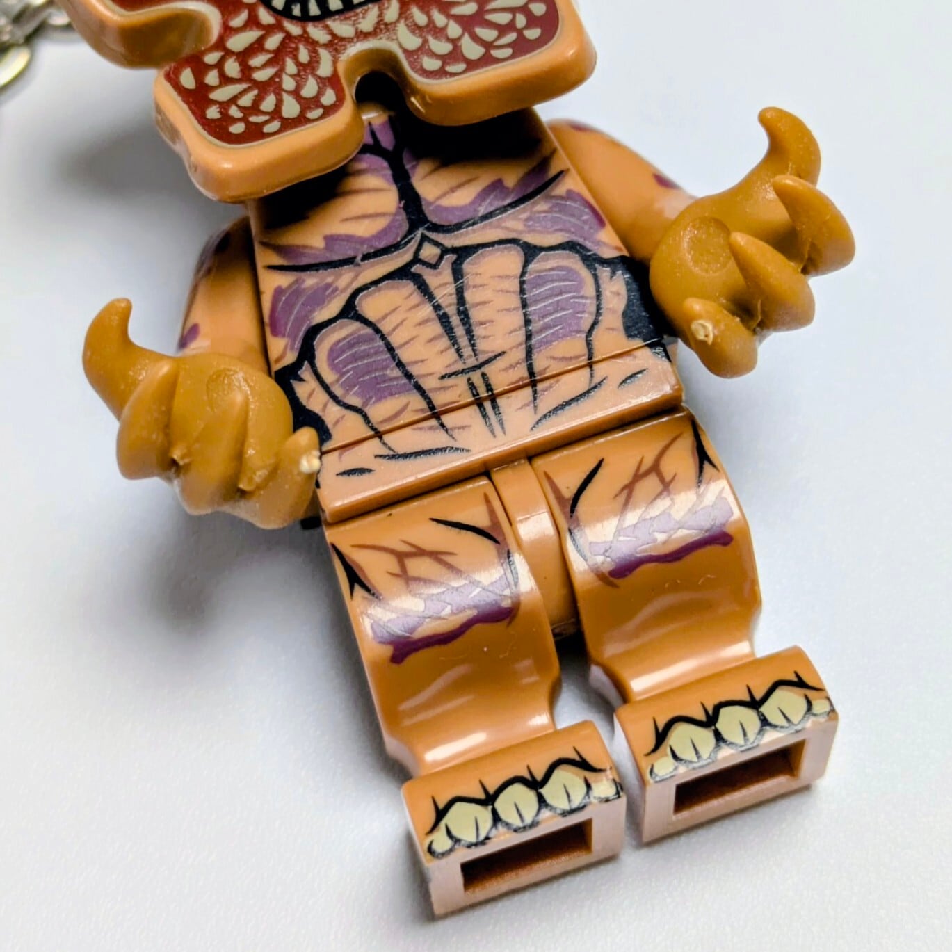 ★ブロックフィギュアキーホルダー ★ 【 Stranger Things ( ストレンジャーシングス ) 】デモゴルゴン ver.3 〚アメリカン雑貨 アメトイ〛