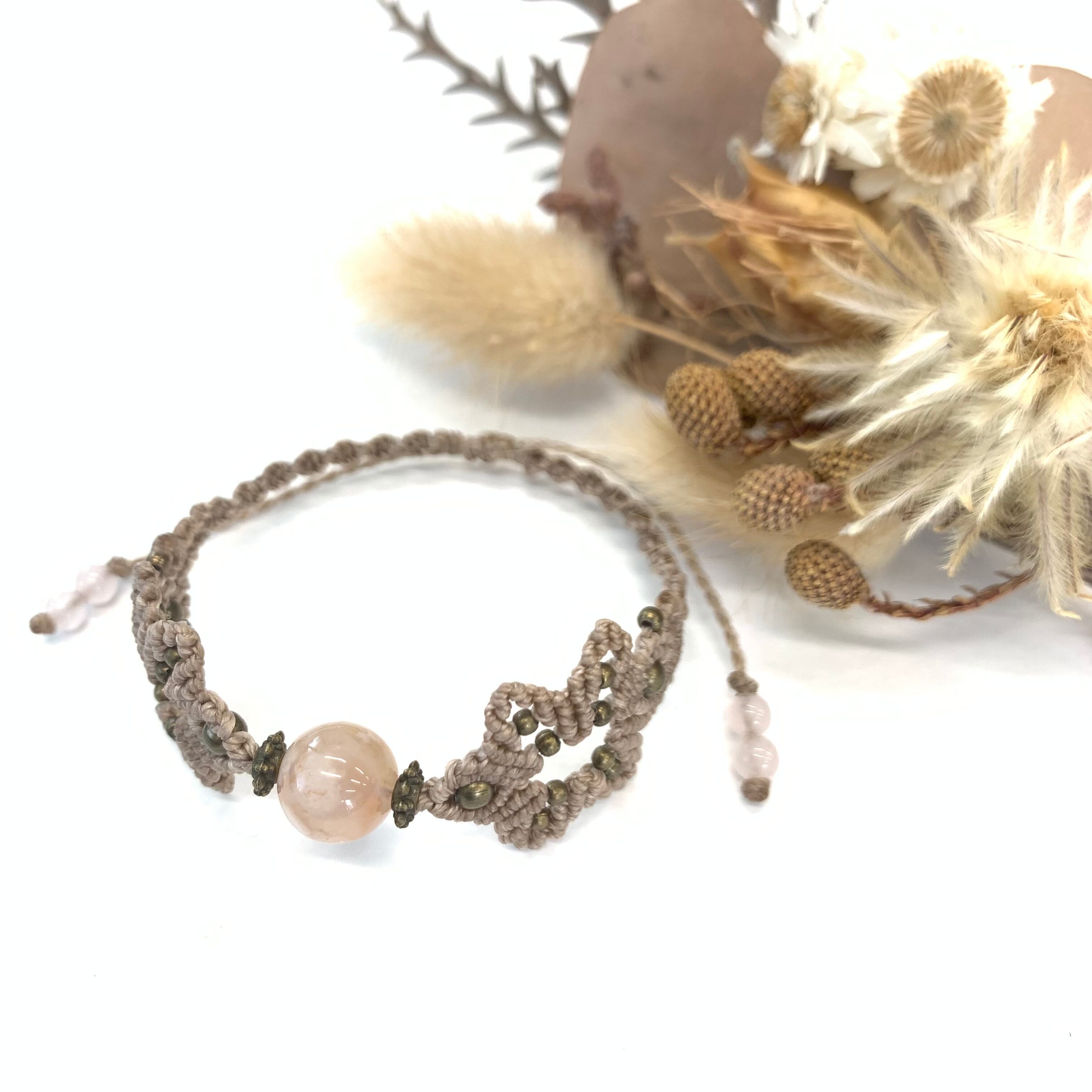 チェリーブロッサムアゲート・デザインブレス デザインブレス【桜雲