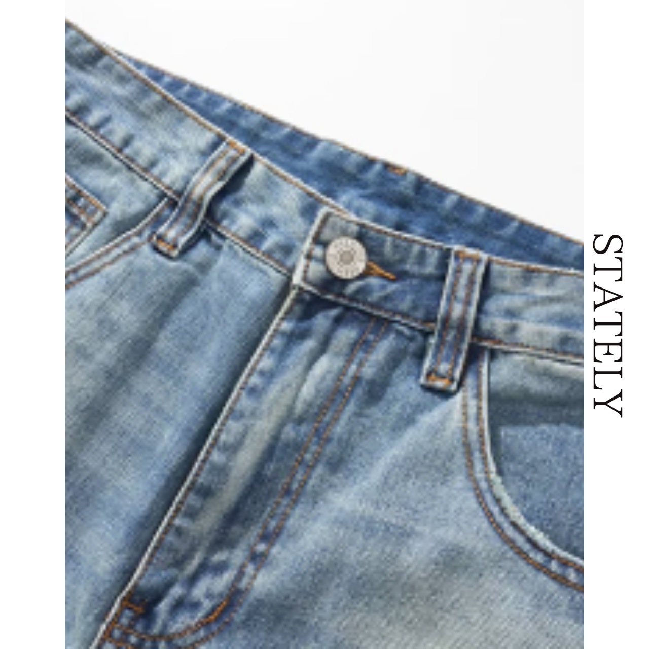 ヒゲデニム ダメージパンツ_B44・画像5