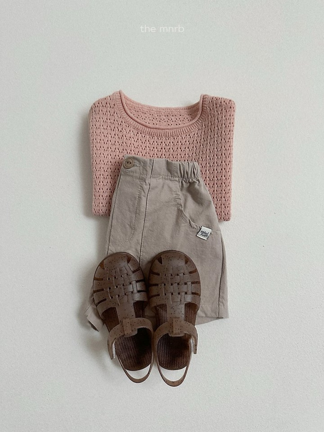 [the mnrb] Eyelet Vest / [미니로브] 아일렛니트조끼