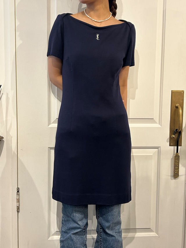Yves Saint Laurent / vintage naby long  tops.