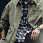 Full Zip-Up Utility Jacket Long Sleeve ◇H0229