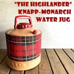 ナップモナーク KNAPP-MONARCH ウォータージャグ ビンテージ 50年代 タータンチェックカバー 赤緑 2ガロン THE HIGHLANDER 希少レア 美品