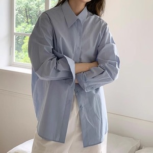 Back letter print shirts 00541