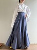 1970s Vintage Volume Flared Skirt