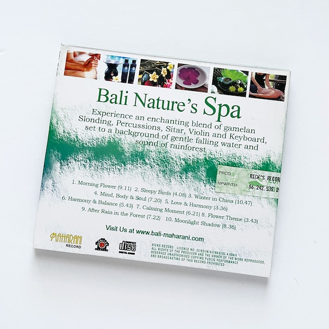 BALI Nature's Spa＜バリ島音楽 CD＞