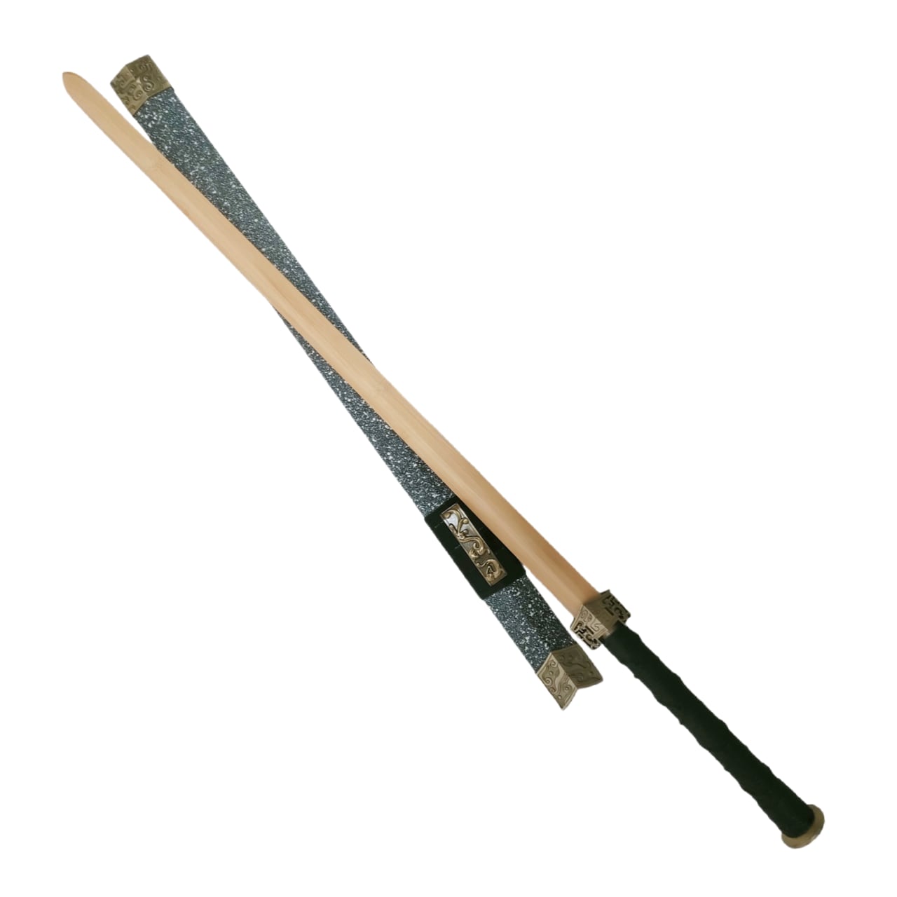 漢剣 白黒鞘 竹光刀身 模造刀 中国剣 | 張安堂 本店