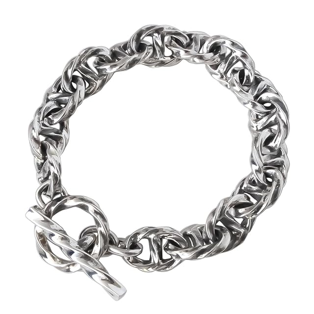 FLAT LINK CHAIN MANTEL BRACELET -SILVER925- マンテルブレスレット