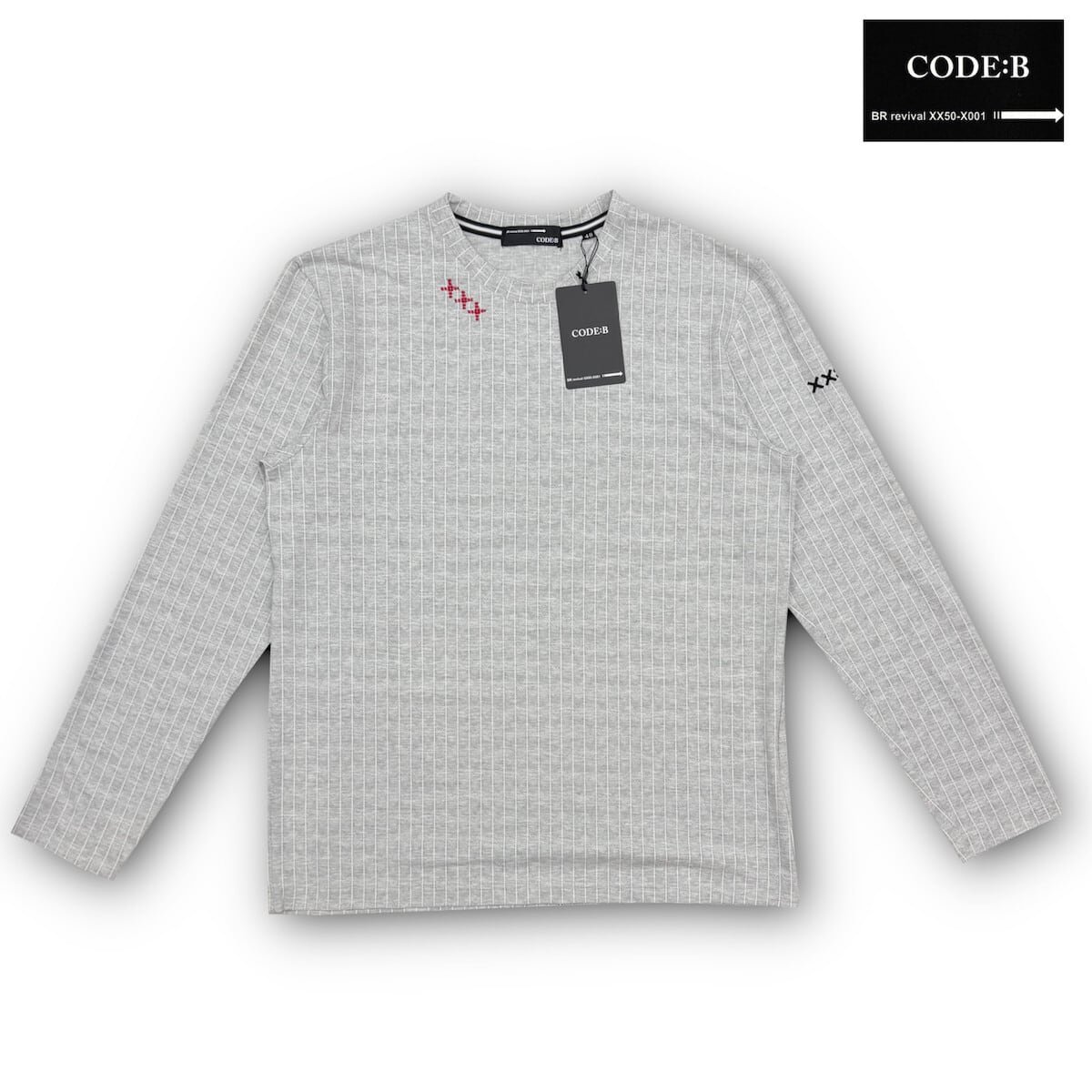 コードビー CODE:B ロンTee 柄 カットソー 二色展開 2026秋冬 新作