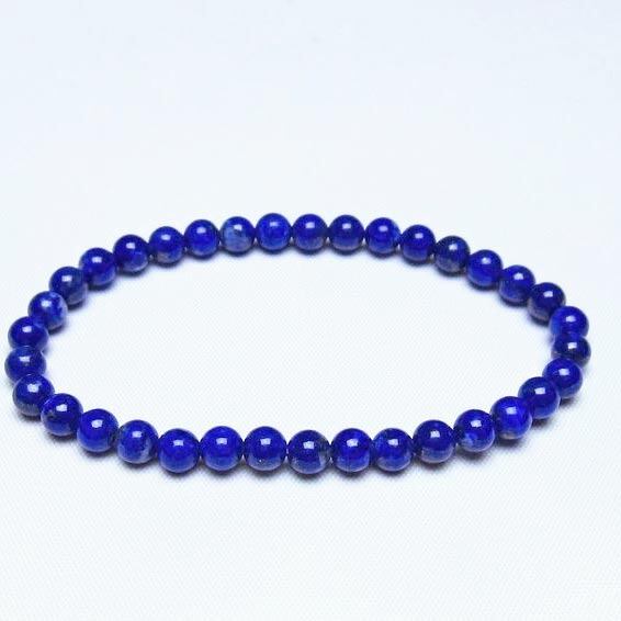 ラピスラズリ ブレスレット 5mm 一点物 メール便可 [M便 1/10] 111-48396