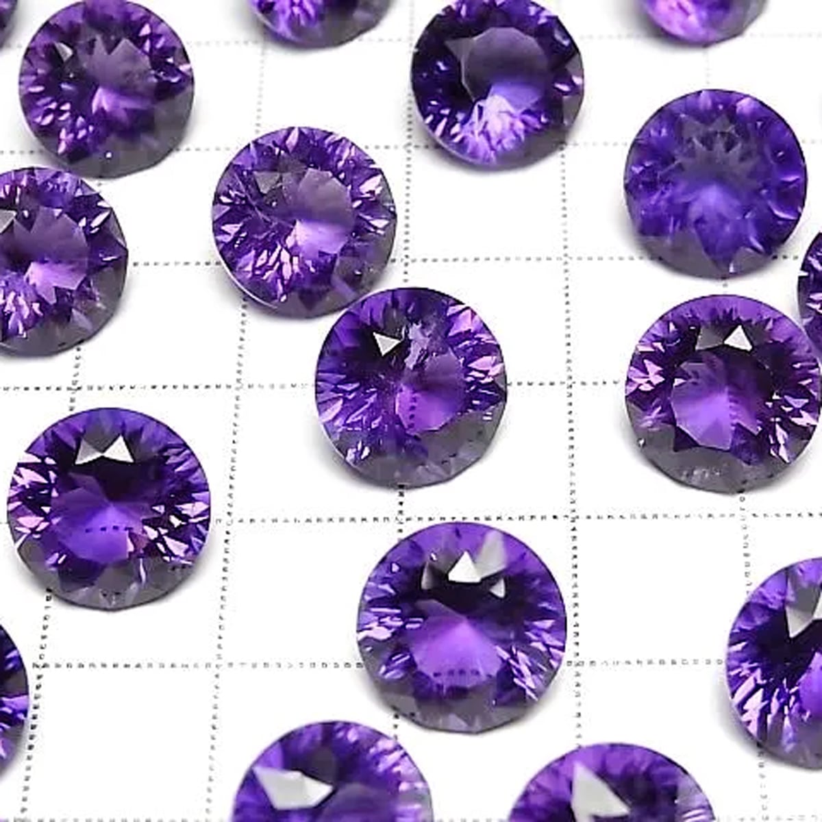 アメジスト ルース 宝石質 12mm ラウンド 約5.83ct｜2月誕生石
