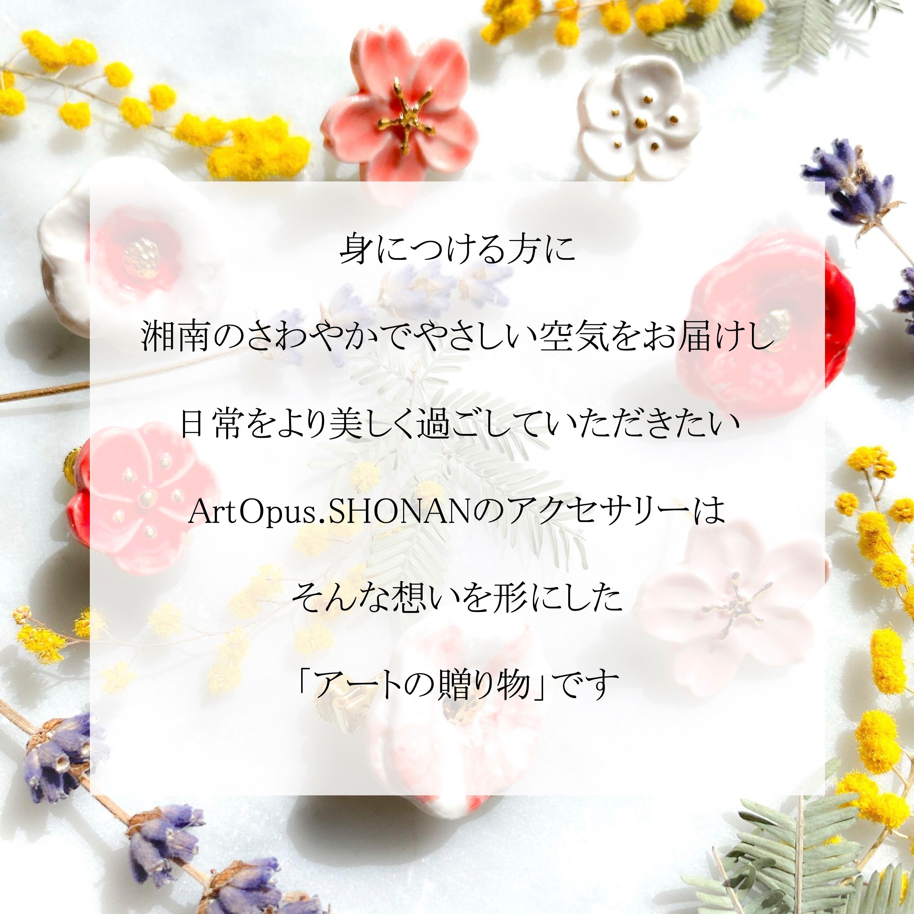 ネックレス ピアス or イヤリング セット Rose / 薔薇 ピンク｜陶磁器