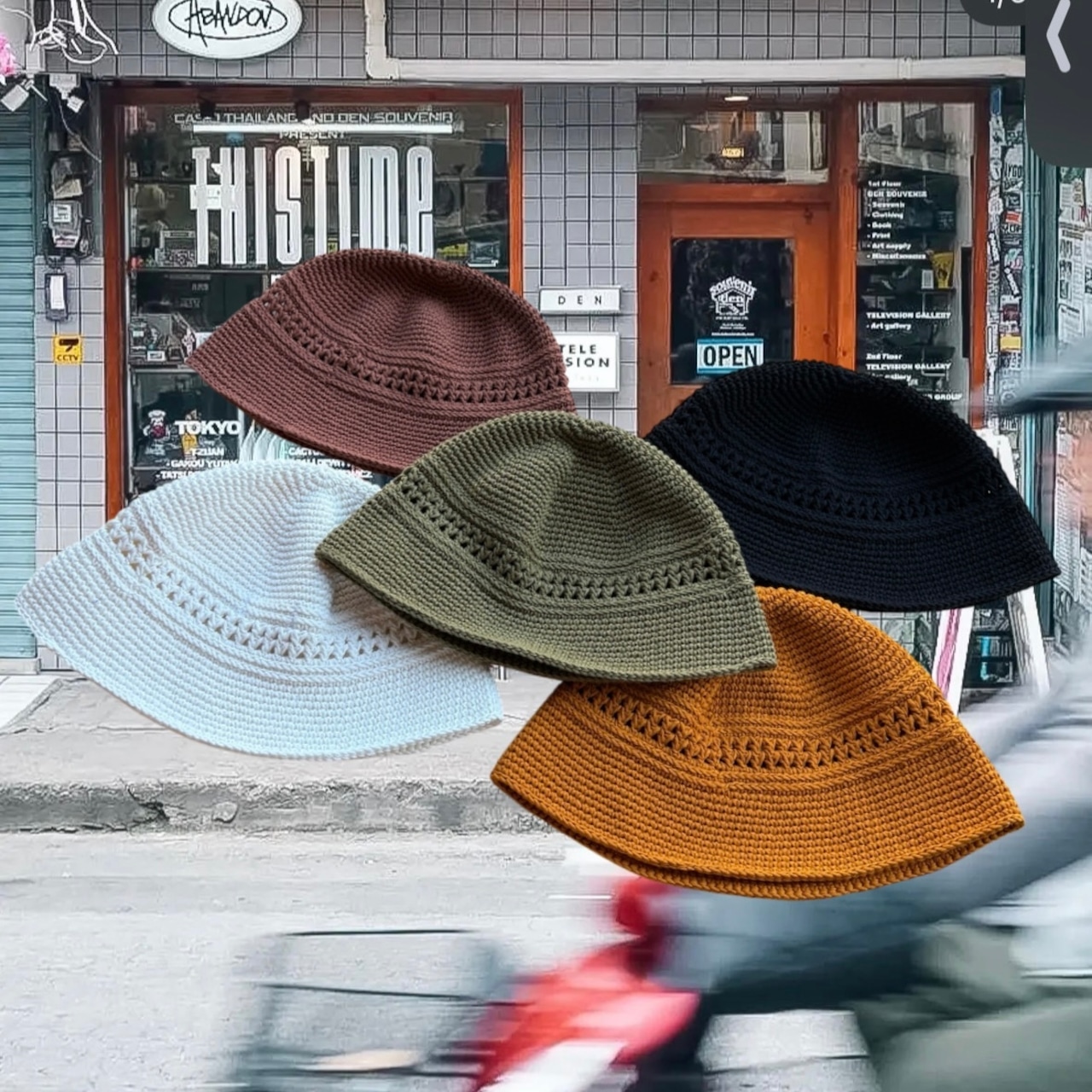 DEN SOUVENIR CROCHET HAT