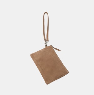 STRAP LEATHER POUCH SUEDE