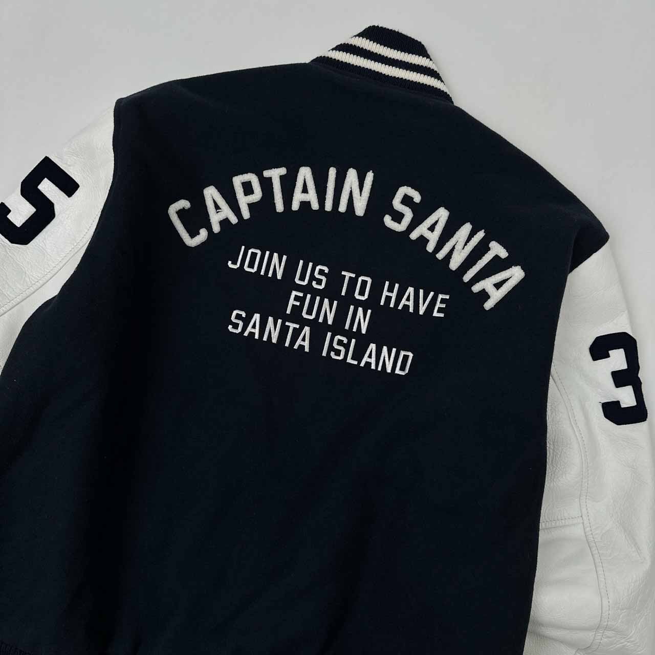CAPTAIN SANTA キャプテンサンタ 袖牛革 BIGロゴ ナンバリング CAPTAIN SANTA キャプテンサンタ 袖牛革 BIGロゴ ナンバリング