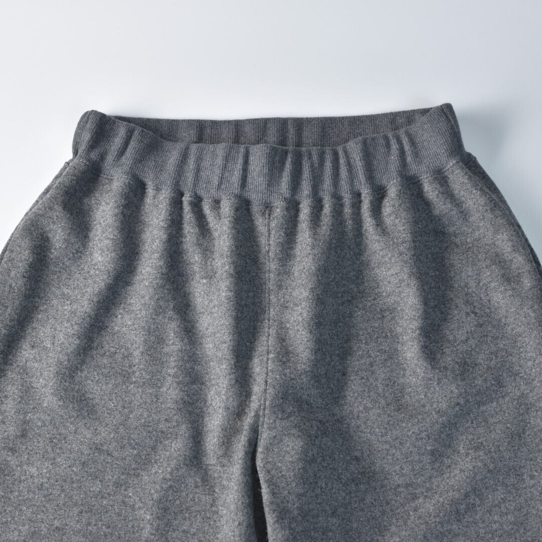 Fabrique en planete terre ファブリケアンプラネテール ウールメルトンテーパードパンツ オリジナルのメルトンニット生地を使った暖かく柔らかい履き心地【送料無料】