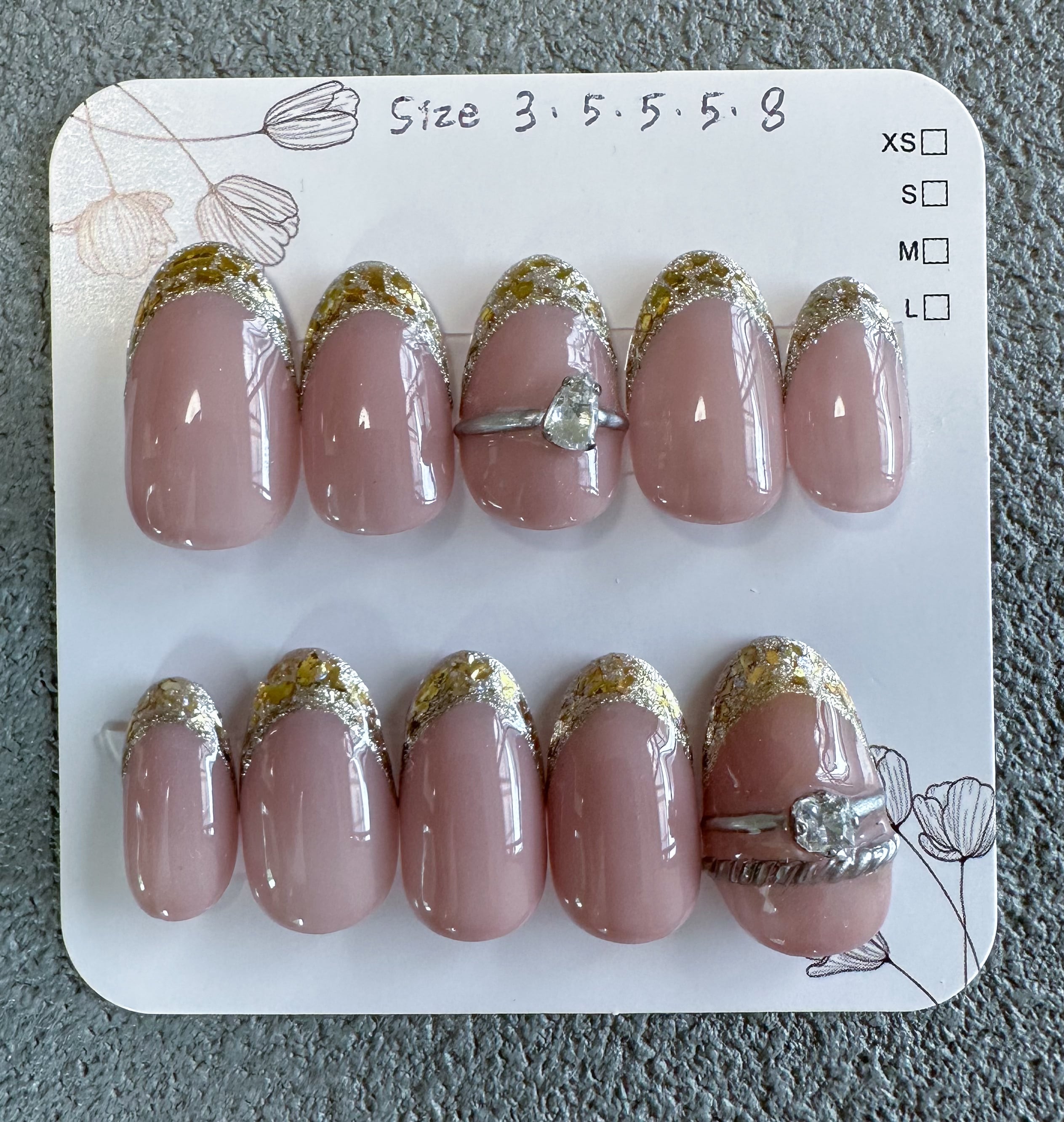 ネイルチップサイズ表 | SHAMRY the SHOP