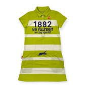 le coq sportif ルコック 半袖 ワンピース ロング ポロシャツ サイズ M /イエローグリーン/レディース/ゴルフ/スポーツ