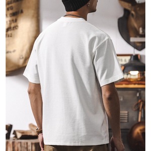 アニマル刺繍ワッフルTシャツ 10171