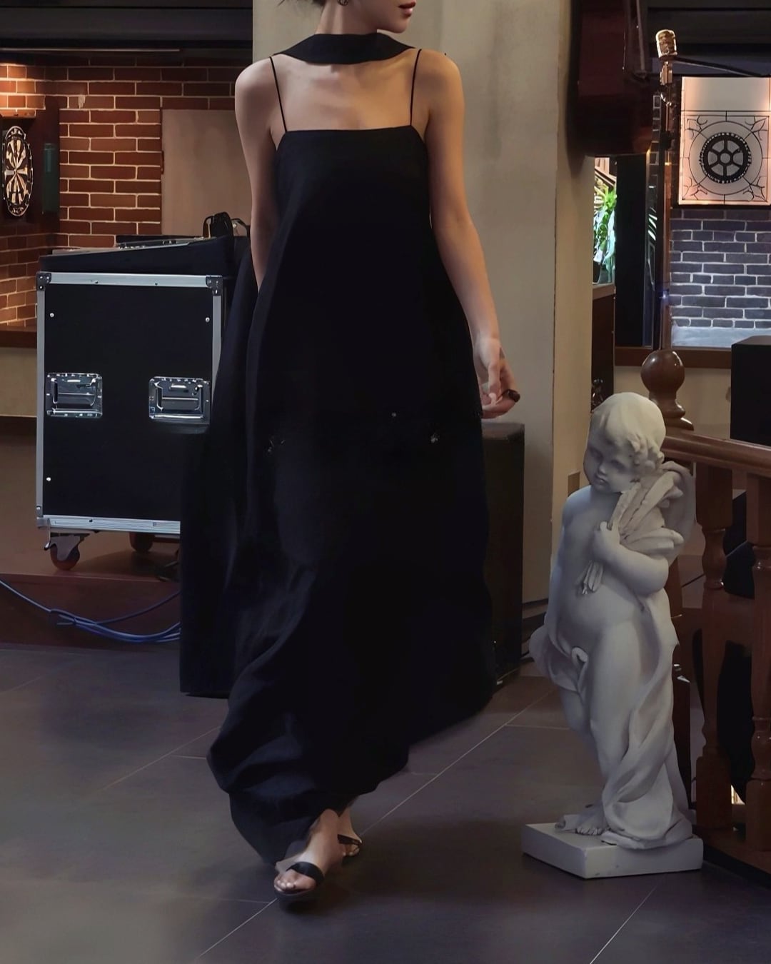 キャミロングドレス S25520