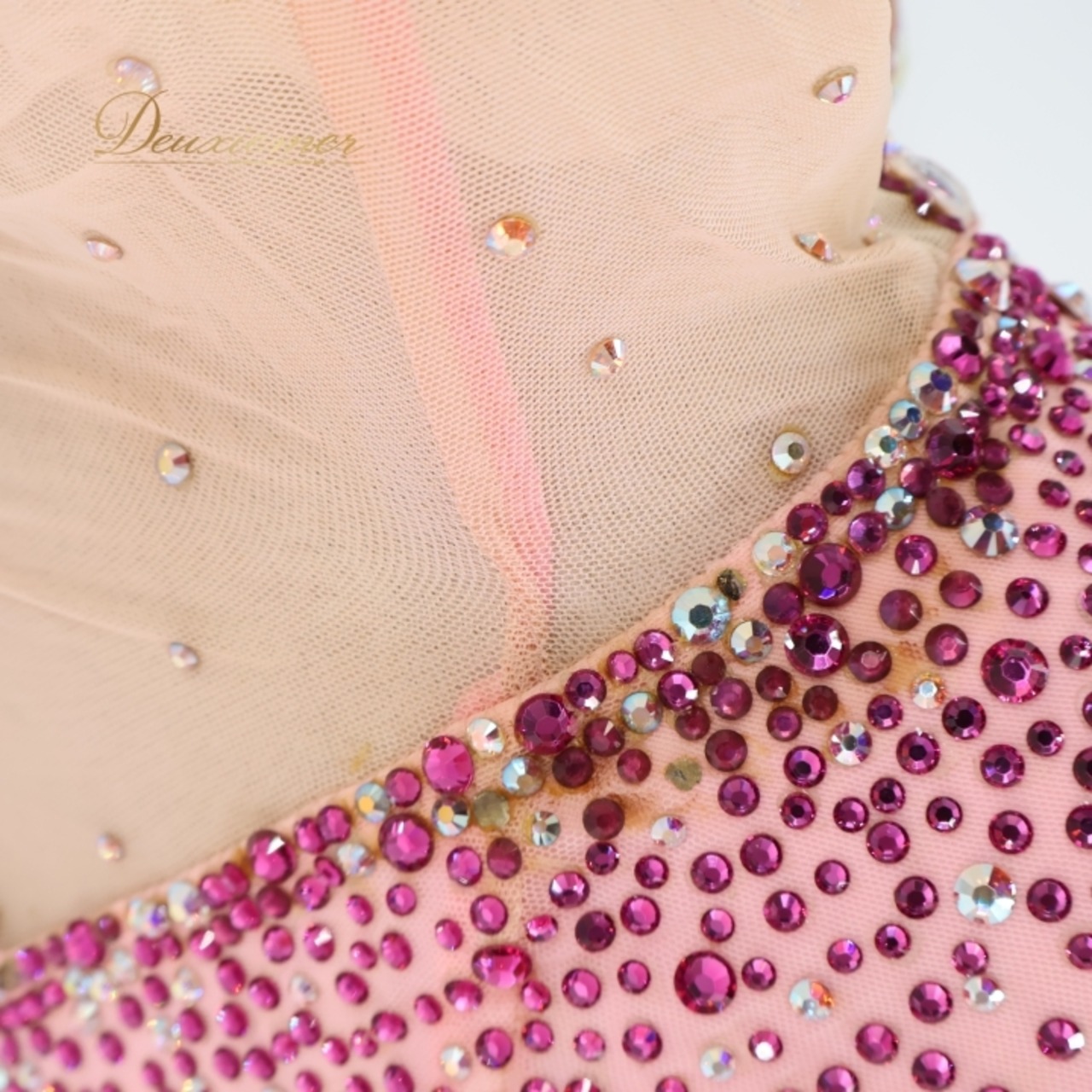 社交ダンス 衣装 チャコット Chacott スタンダードドレス ドレス ワンピース スタンダード ピンク フロート レース フリル デモ 競技 ダンス パーティ 発表会 日本製 ピンク系 かわいい 女性らしい フォーマル スカート揺れる おしゃれ パーティー衣装 社交ダンス用 競技用コスチューム