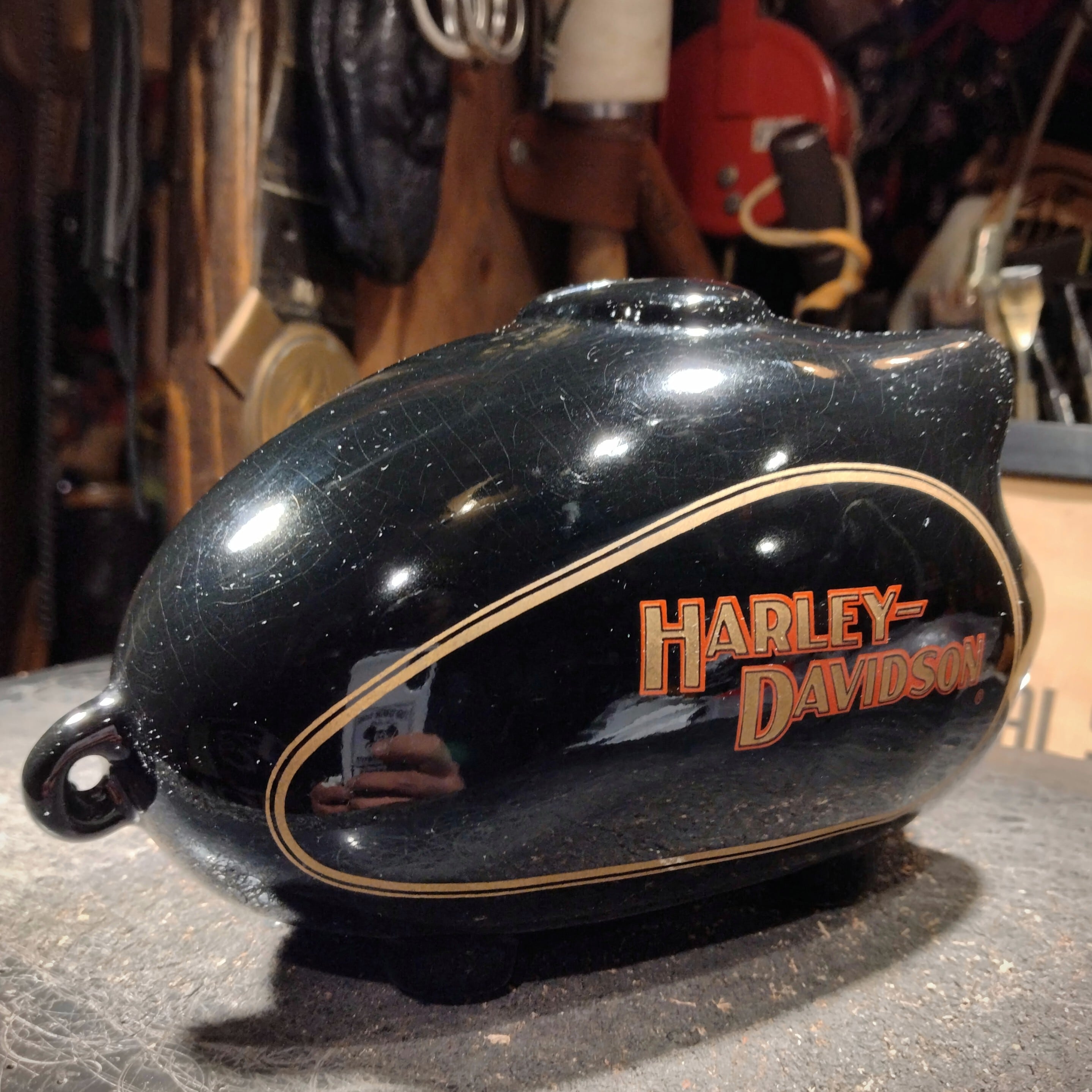 1982 Harley Davidson Hog Bank / 12800yen / H-D ブタ貯金箱