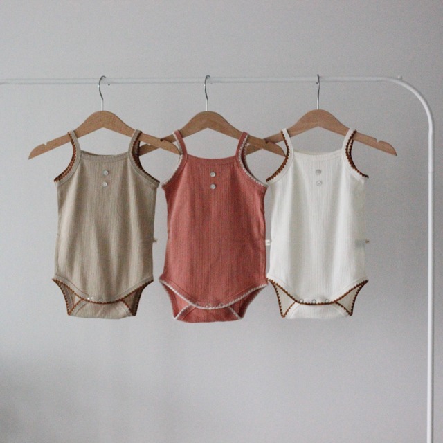 piping stitch rompers