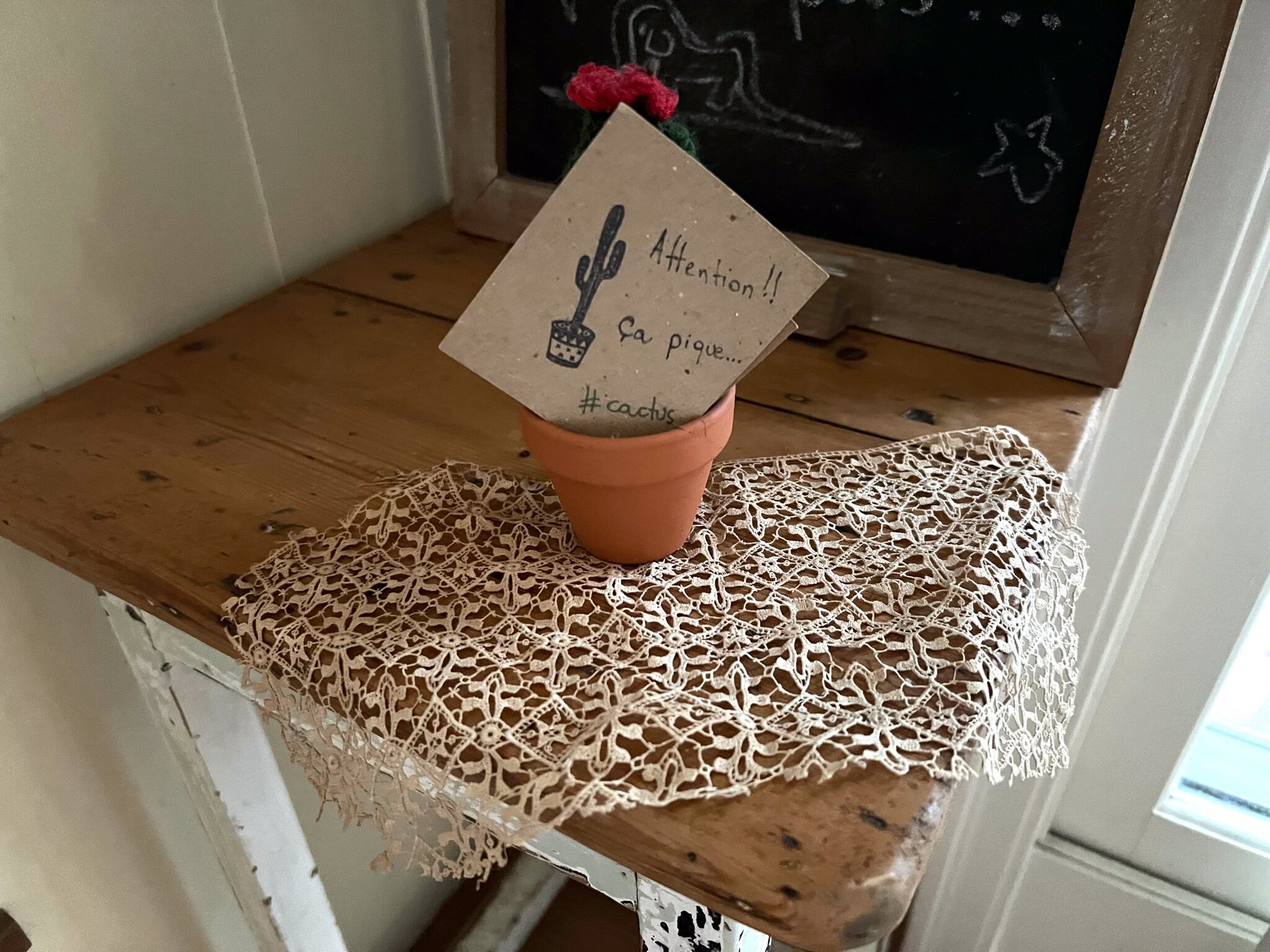 フランスアンティークレース端切れ 2枚セット *フレンチアンティーク