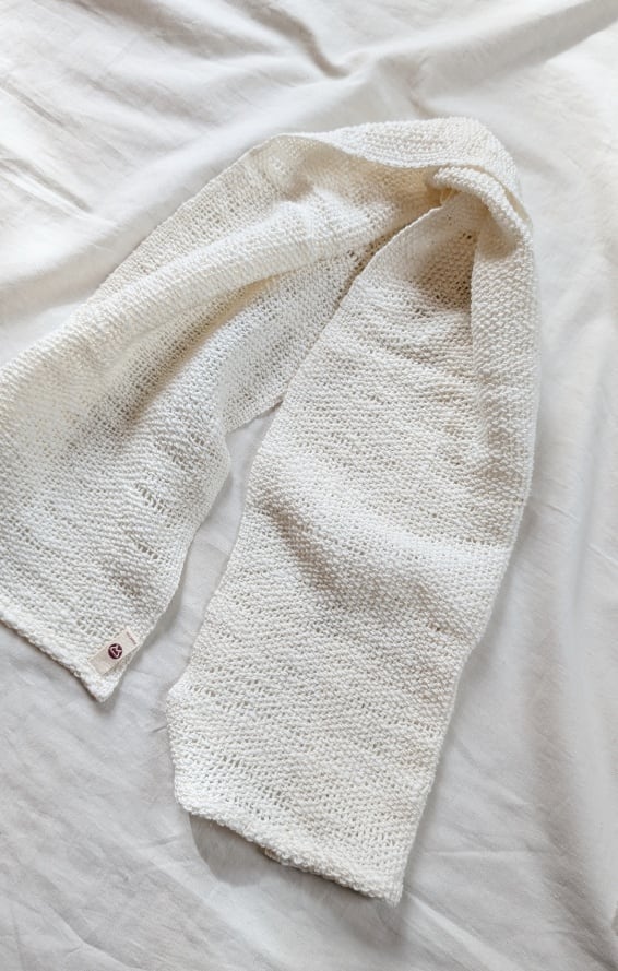 ガラ紡の和紡布(23×90)