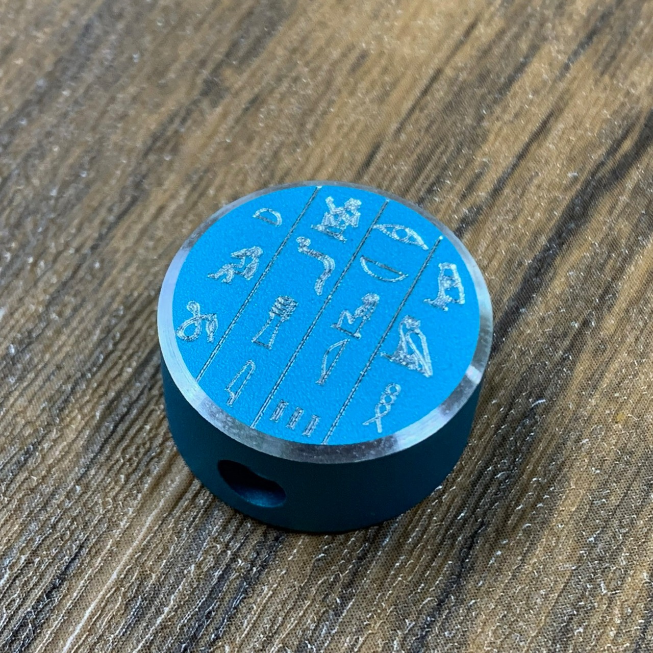 FOOT SWITCH COVER [単品 ヒエログリフ 青]