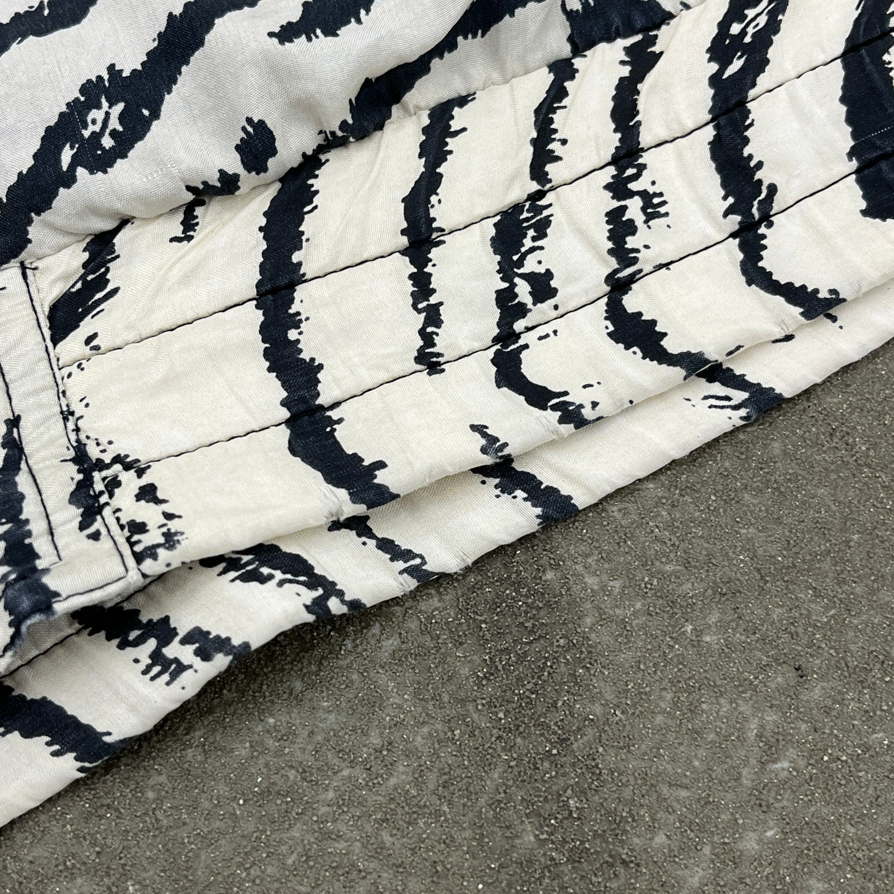 80s～90s coAco Zebra Jacket 80年代 90年代 ゼブラ シルク ジャケット