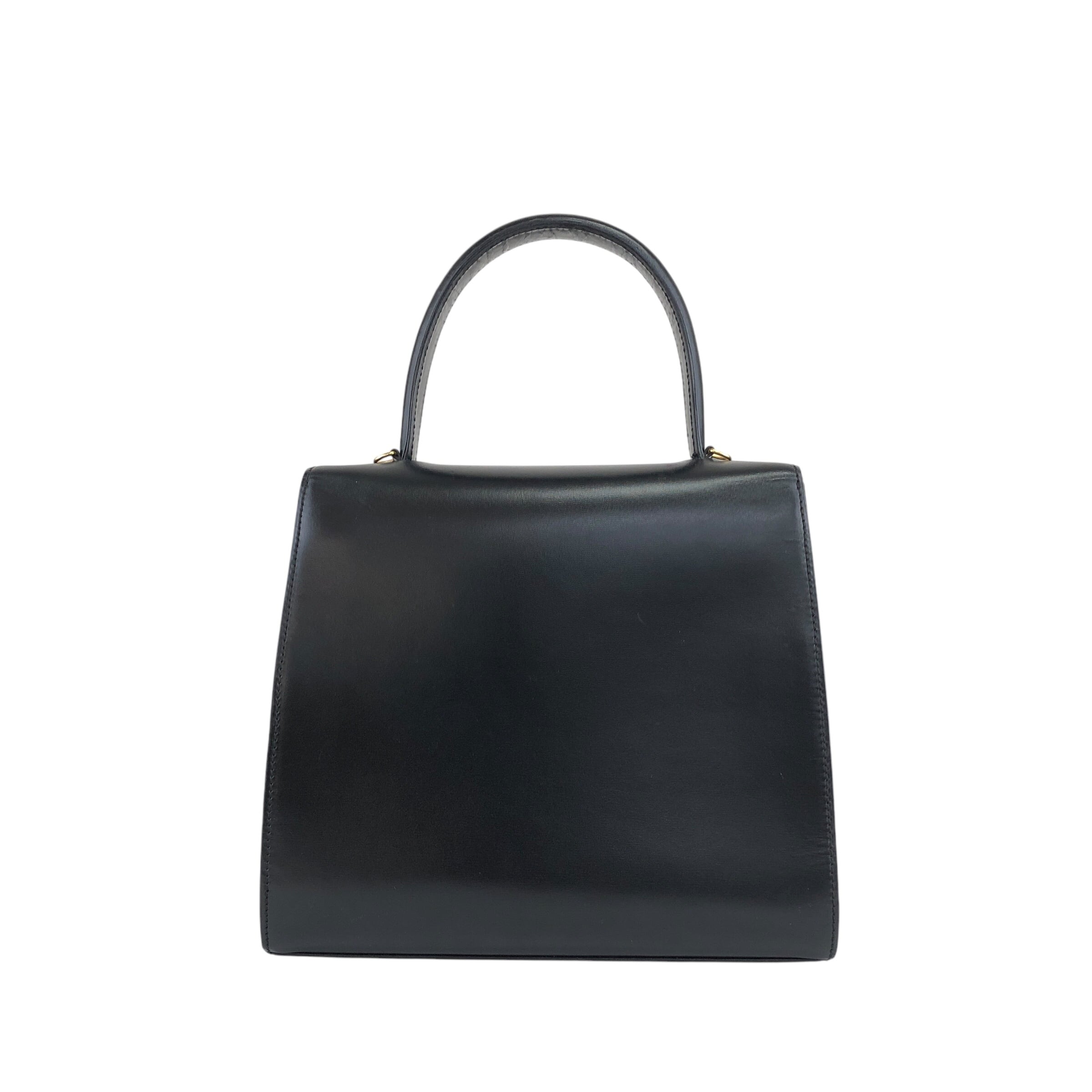 CELINE セリーヌ ハンドバッグ ブラック スターボール レザー CELINE セリーヌ ハンドバッグ ブラック スターボール レザー
