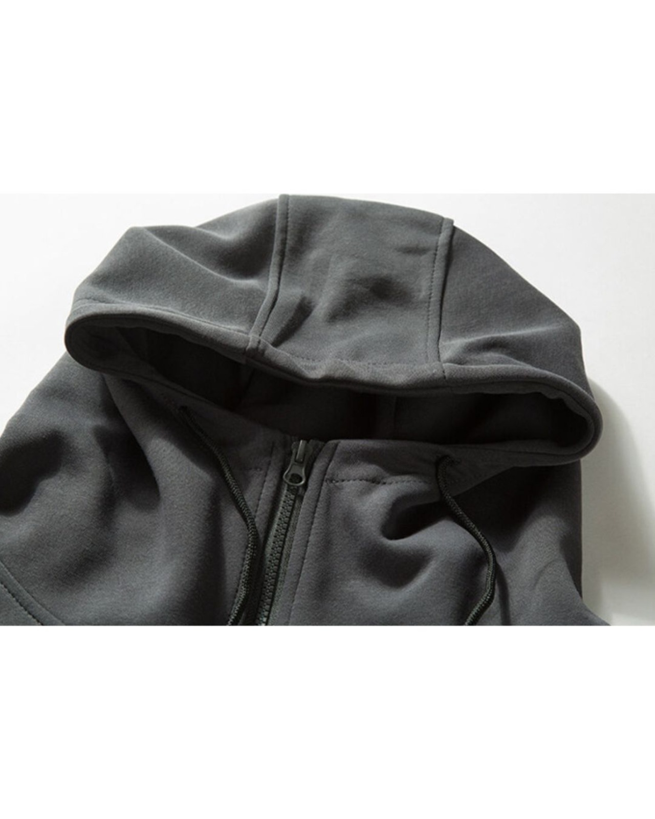 ハーフジップオーバーサイズパーカー　S0365