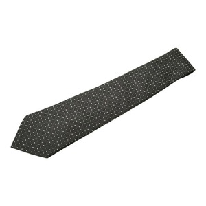 ルイ ヴィトン ダミエ ネクタイ ブラック シルク メンズ LOUIS VUITTON 【中古】